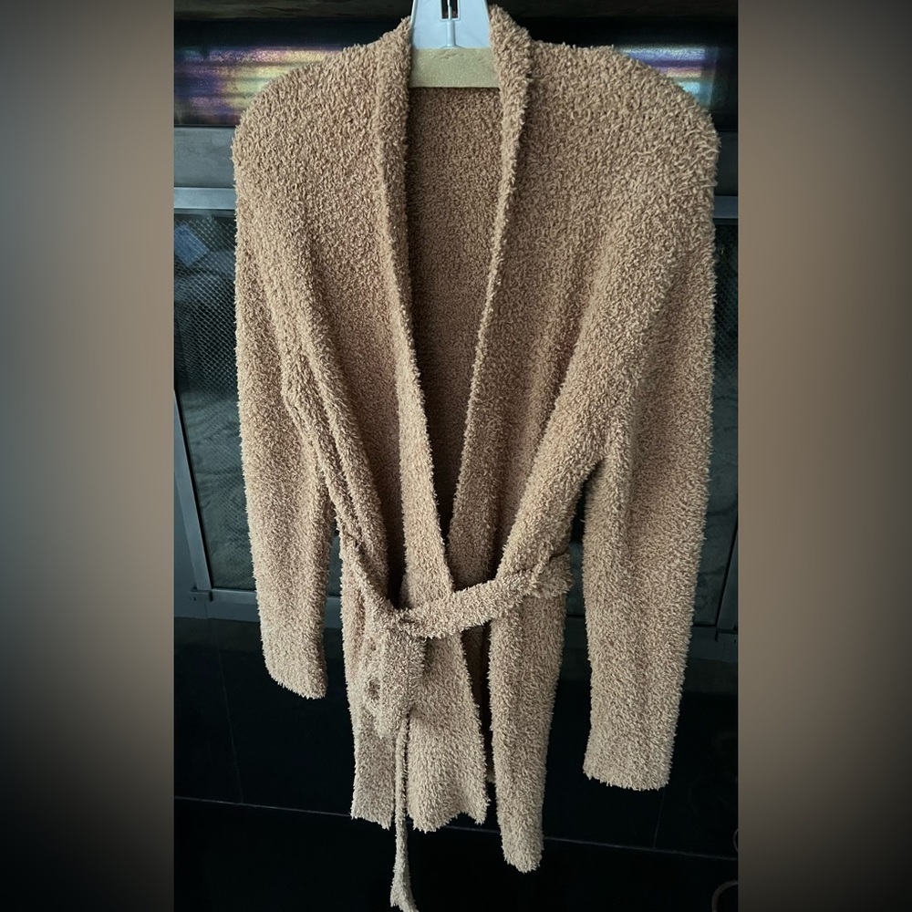 Beige very soft & cuddly cardigan by “Young fabulous & broke”
